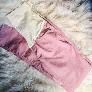 Maternity Never worn Pink Blush Skinny Leg Pants